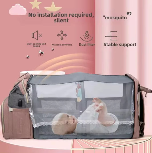 Baby Sleeper Diaper Bag for Moms & Large Capacity