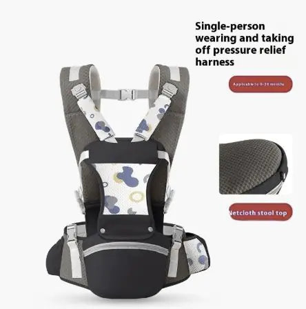 Jojo Kiddies 2-In-1 Hip Seat Baby Carrier